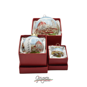 Christmas Ornament – Old Bridge and Cathedral of Florence