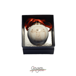 Christmas Ornament – Vitruvian Man by Leonardo da Vinci