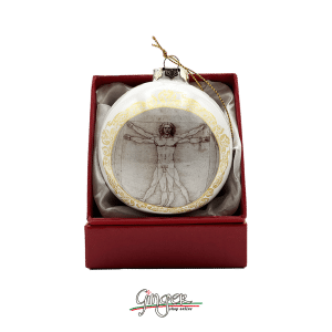 Christmas Ornament – Vitruvian Man by Leonardo da Vinci
